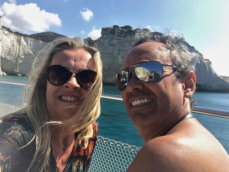 Passeio de barco em Kleftiko