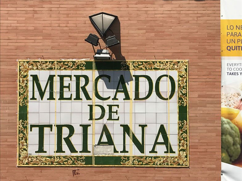 Mercado de Triana em Sevilha