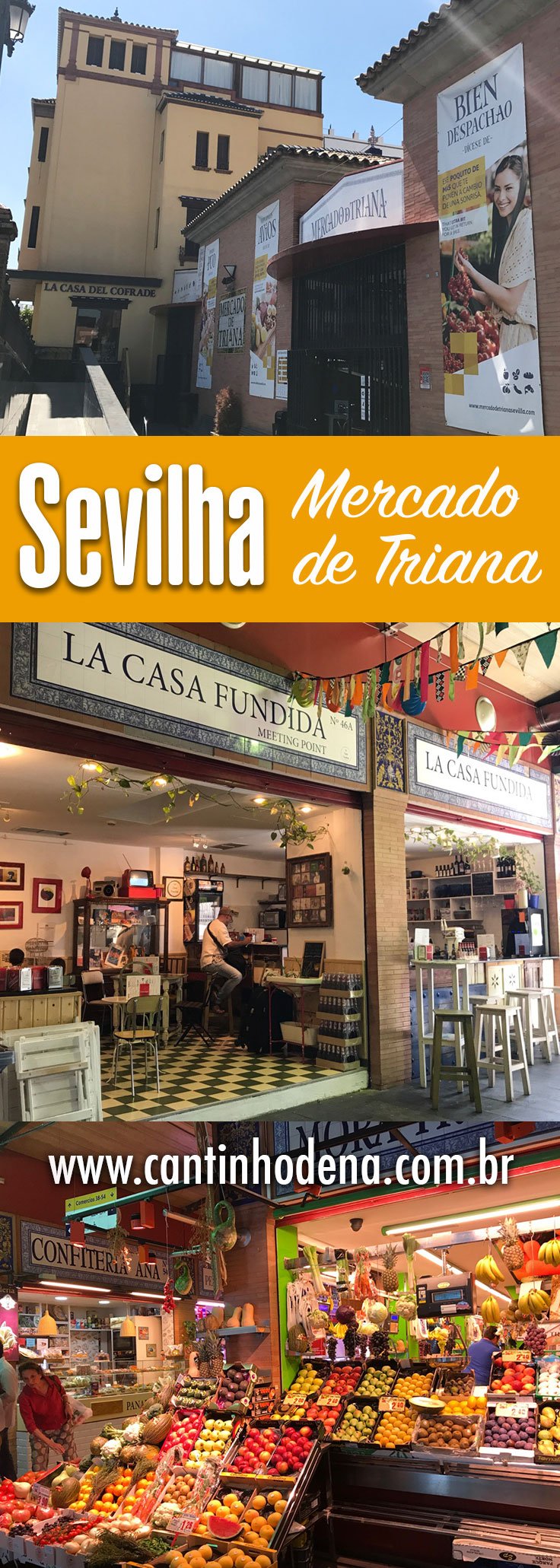 Mercado de Triana em Sevilha
