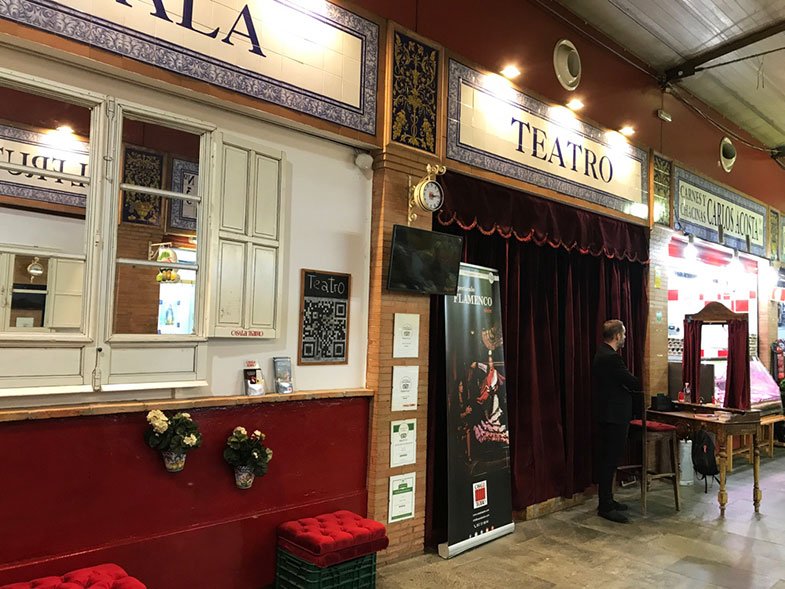 Teatro no Mercado de Triana em Sevilha