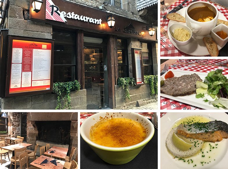 Onde jantar no Mont Saint Michel