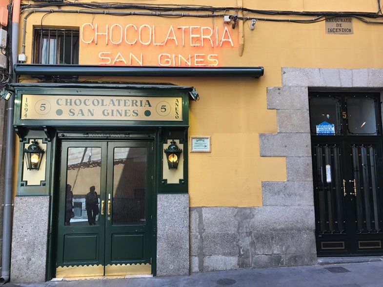 Famosos churros em Madrid