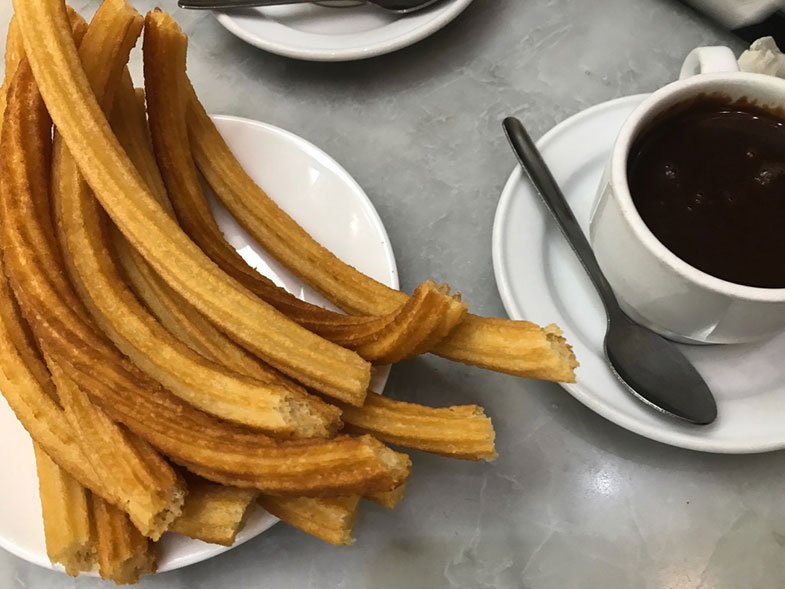 O melhores churros em Madrid