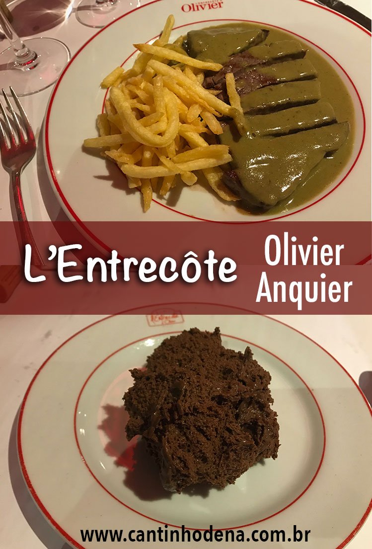 L'Entrecôte d'Olivier Anquier em São Paulo