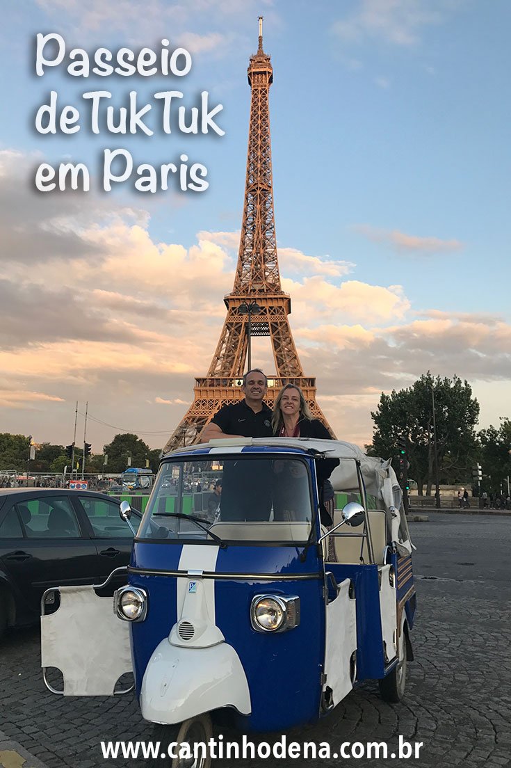 Tuktuk em Paris