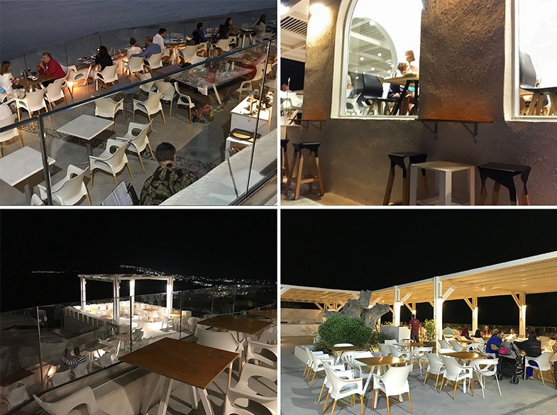 Vinícola em Santorini salões