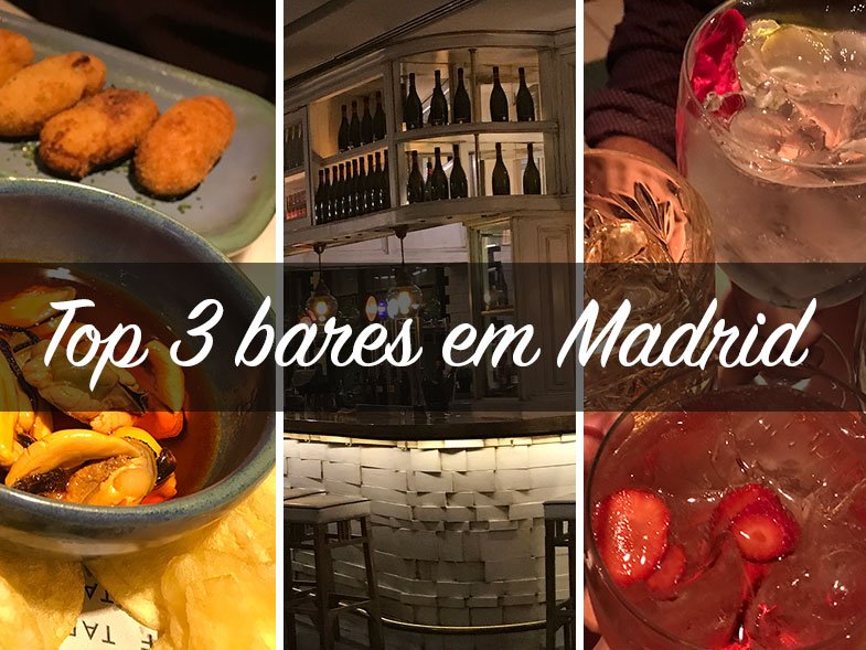 Top 3 bares em Madrid