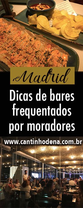 Top 3 bares em Madrid