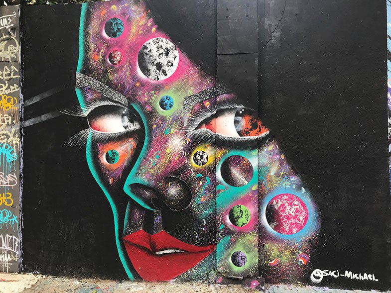 Grafite no Beco do Batman em São Paulo