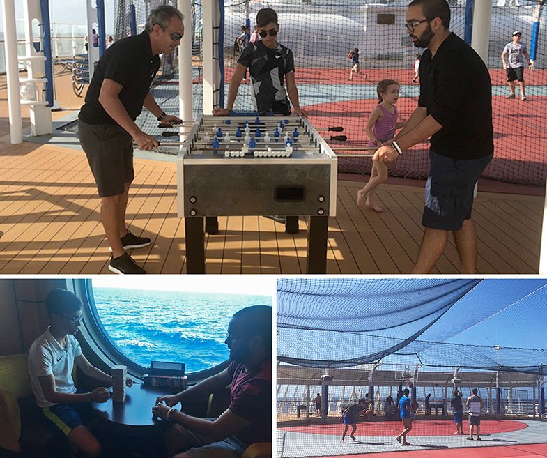 Esportes no cruzeiro Disney Wonder