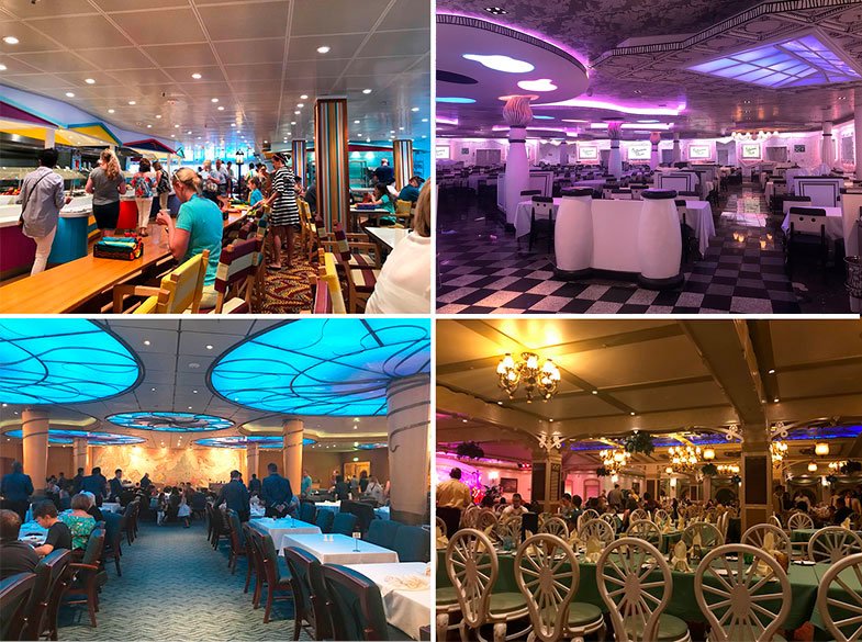 Restaurantes do cruzeiro Disney Wonder