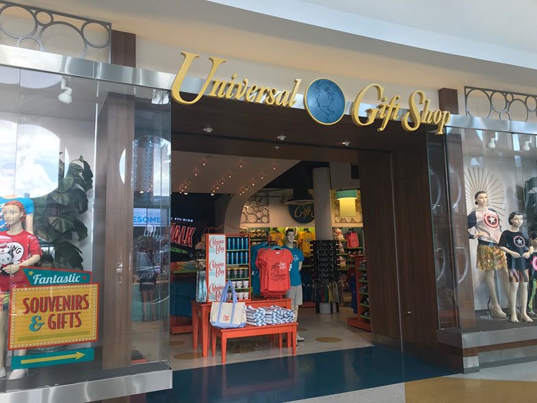 Loja do hotel dentro da Universal