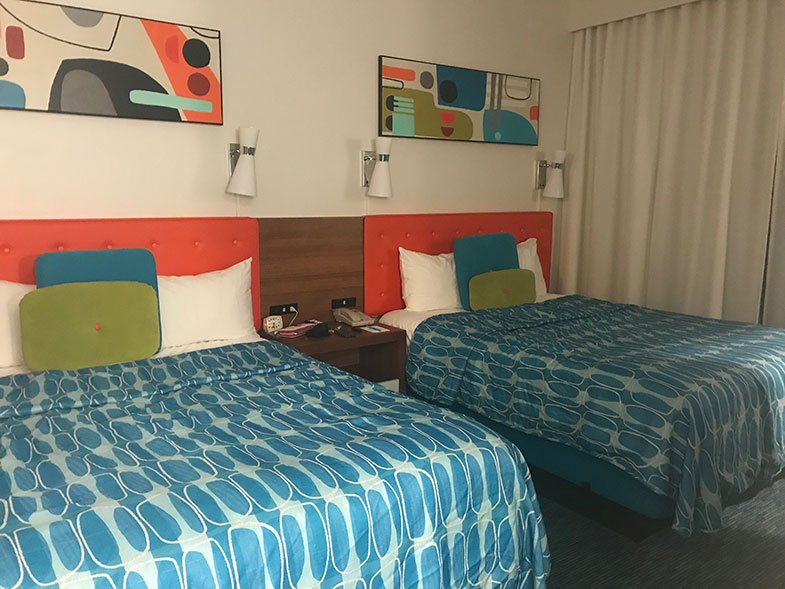 Quarto do hotel dentro da Universal
