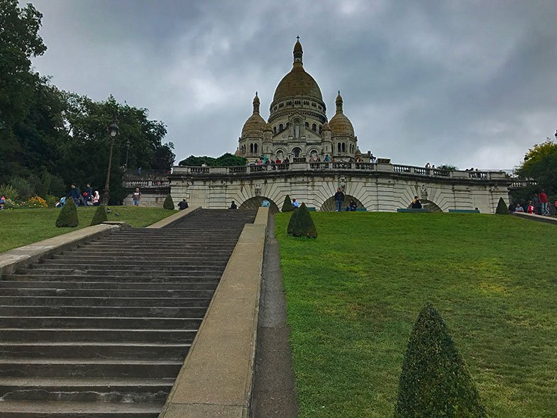 Sacré Couer e Montmartre em Paris