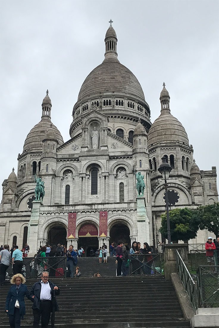 Sacré Couer e o Montmartre em Paris
