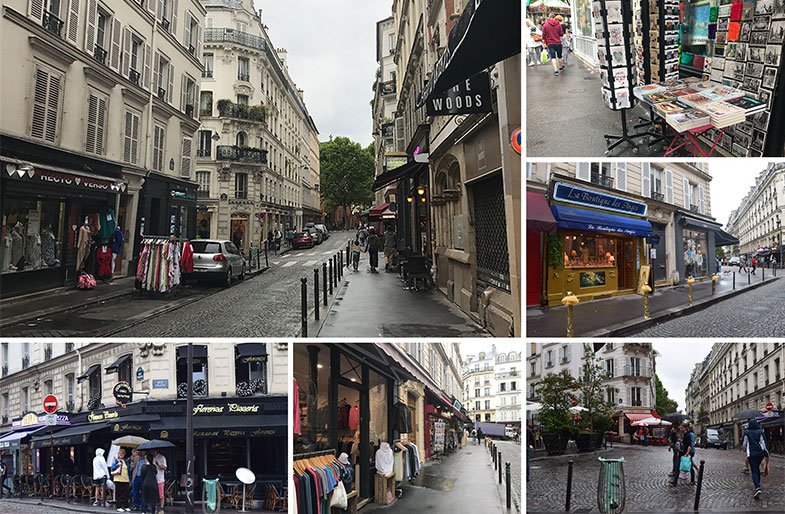 Pelas ruas de Montmartre