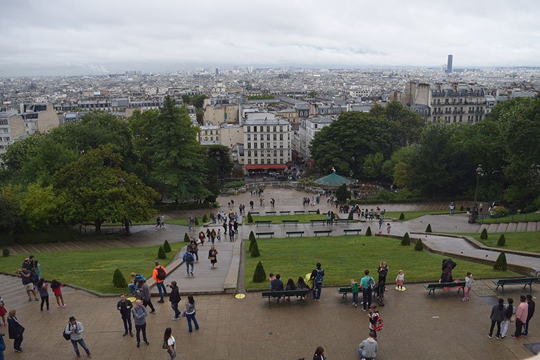 Vista de Paris da Sacré Couer
