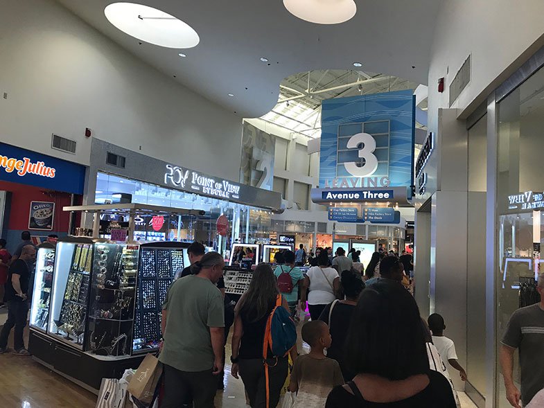 Sinalização do Sawgrass Mills 