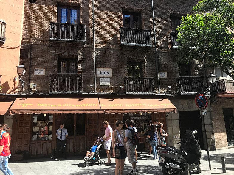 Fachada do El Botín