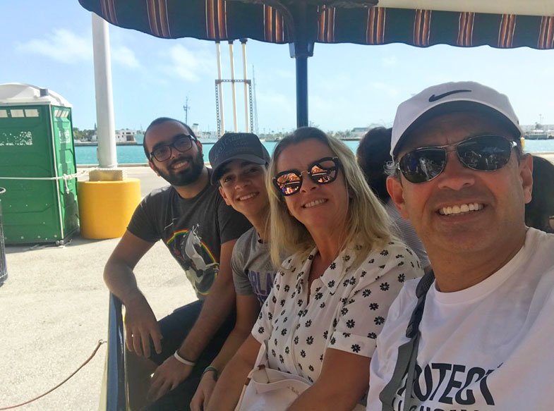 Trenzinho em Key West