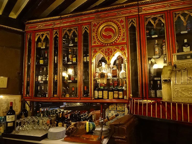 Salão do El Botin em Madrid