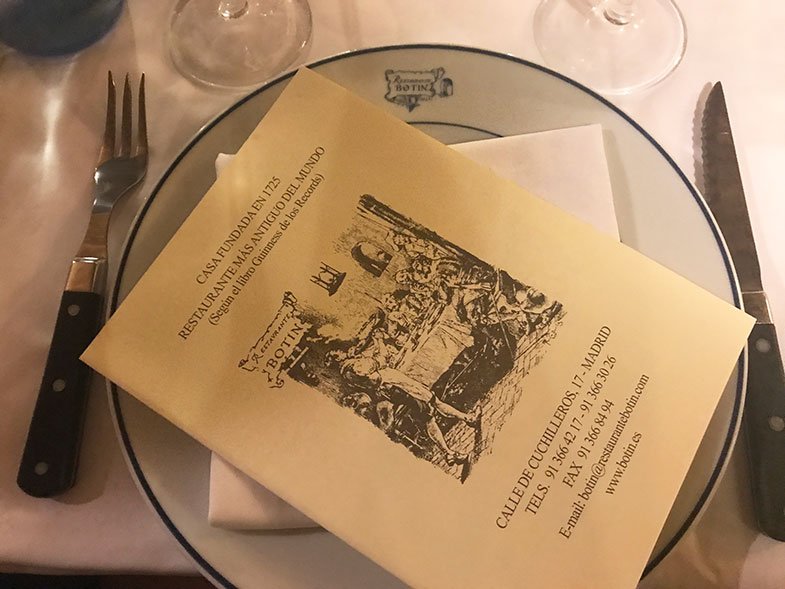 Restaurante El Botín em Madrid