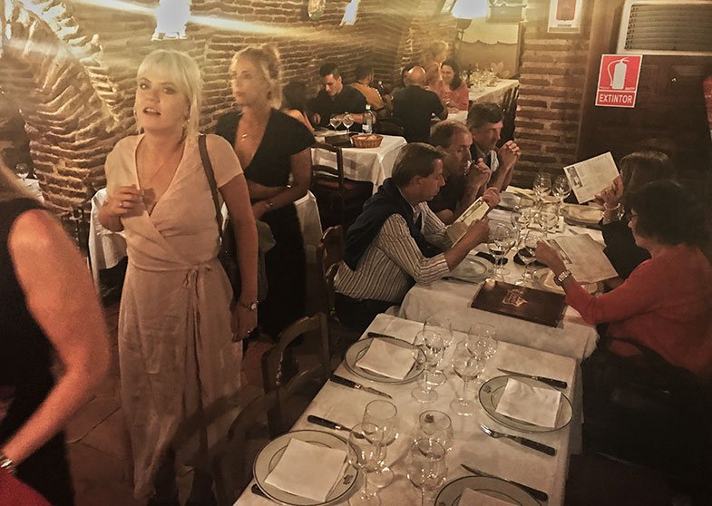 Subsolo do El Botin em Madrid