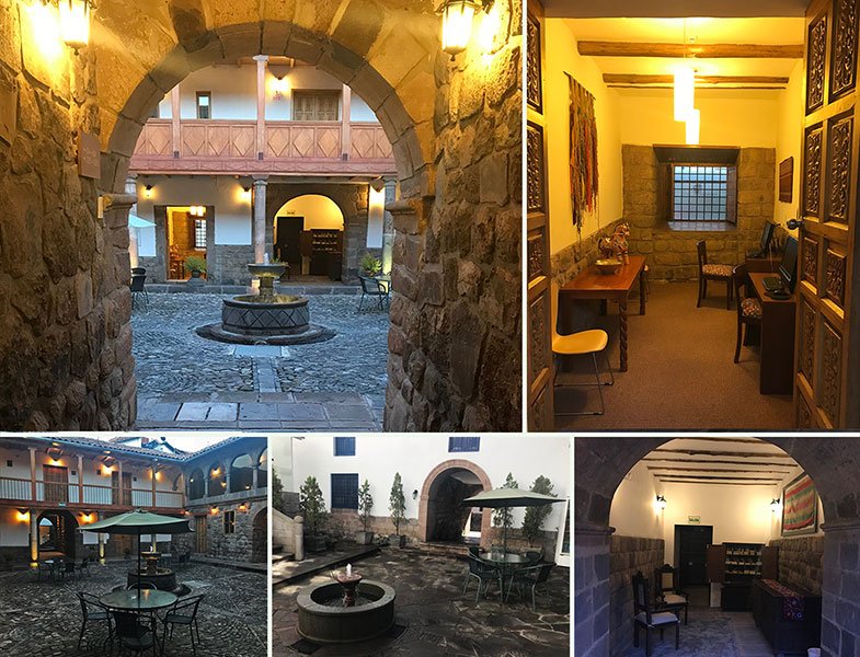 Pátios de hotéis em Cusco