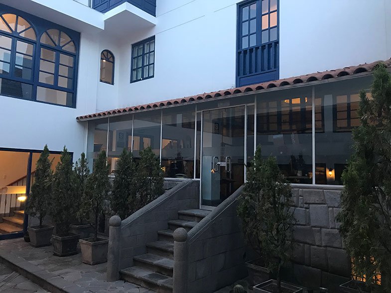 Restaurane num dos hotéis em Cusco