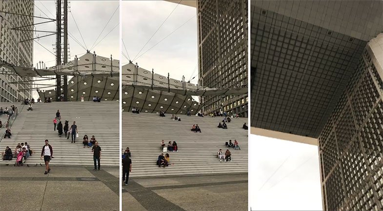 Detalhes do La Grand Arche em La Défense