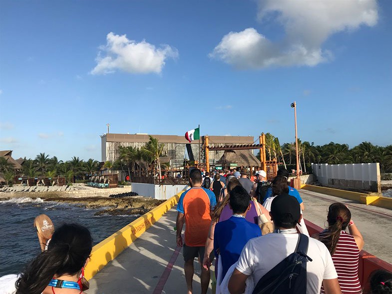 Passeio foi cancelado em Costa Maya