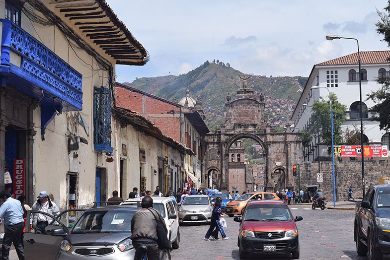 Centro de Cusco no Peru