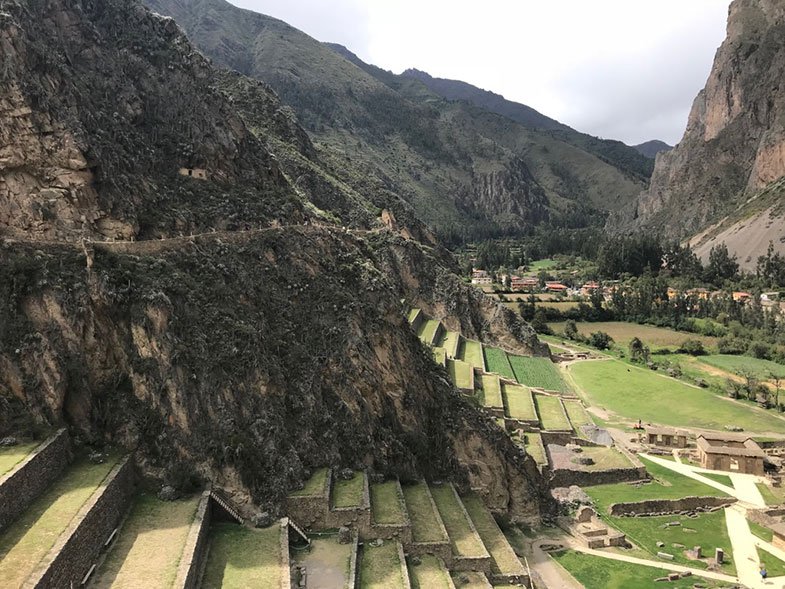 Ollantaytambo no Peru