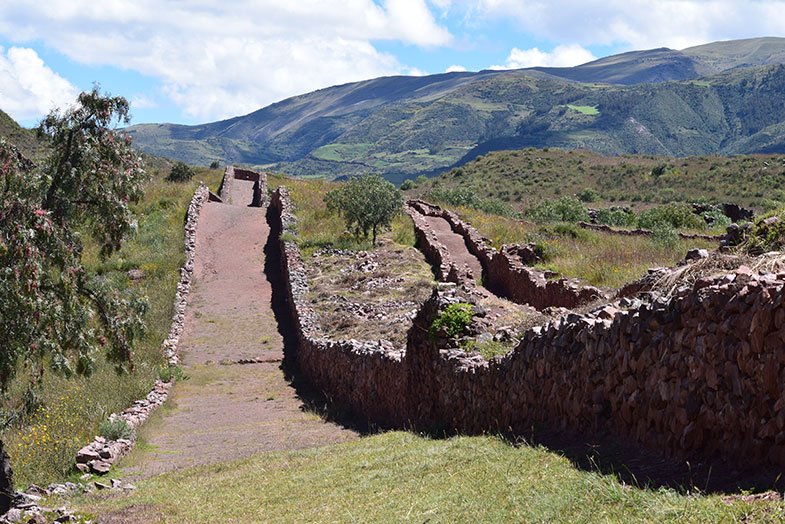 Pikillacta no Vale Sagrado no Peru