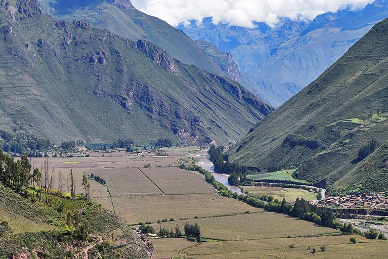 Vale Sagrado num viagem para o Peru