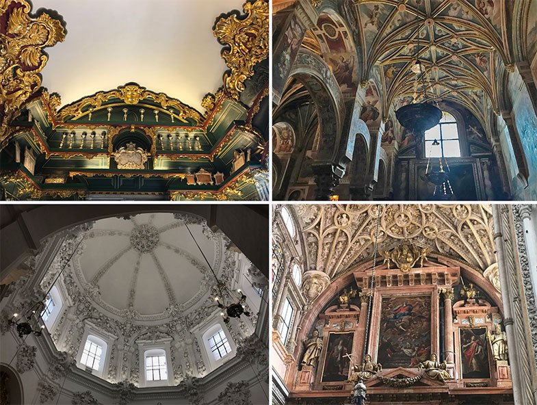 Tetos na Mesquita de Córdoba