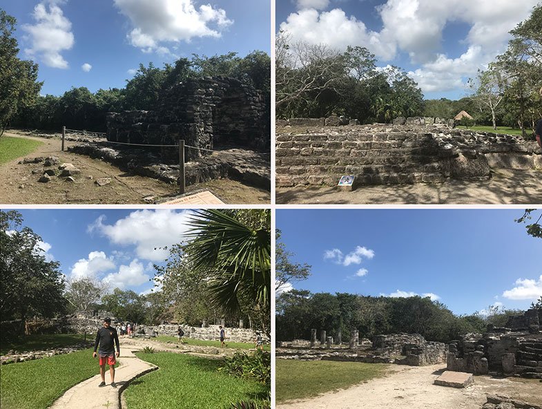 As ruínas de San Gervásio em Cozumel