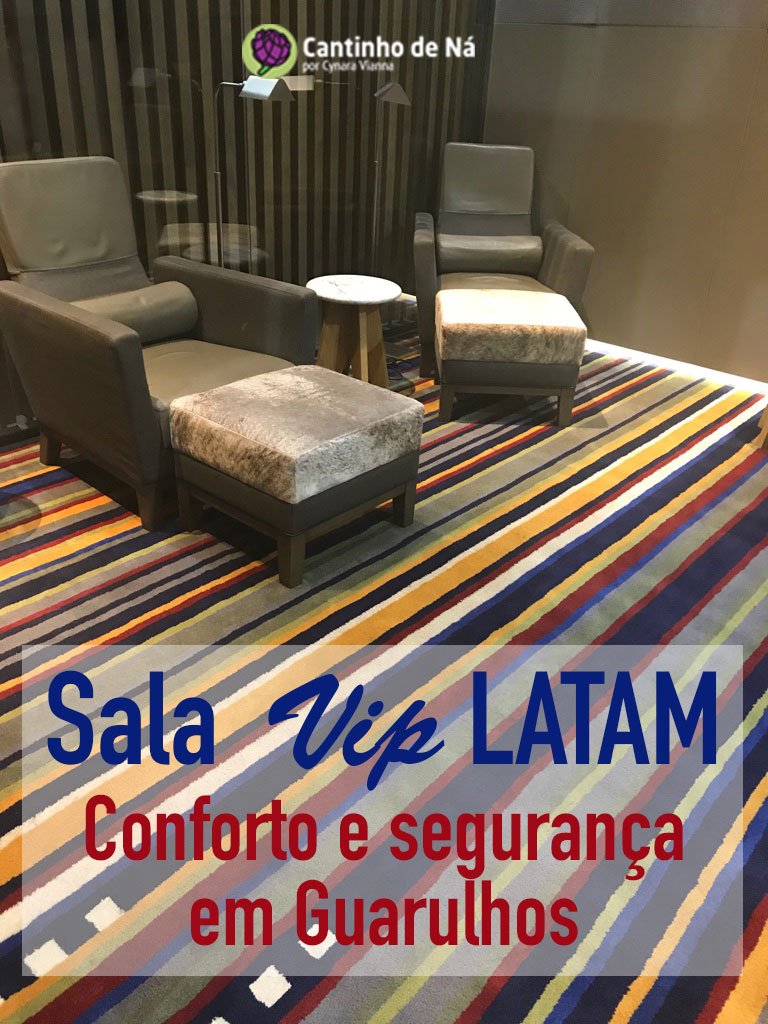 Sala VIP da Latam em São Paulo