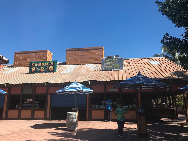 Restaurante na ilha particular da Disney