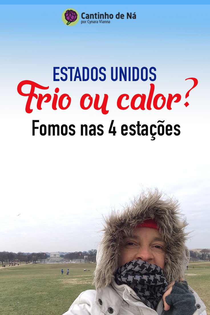 Inverno.e verão no Estados Unidos