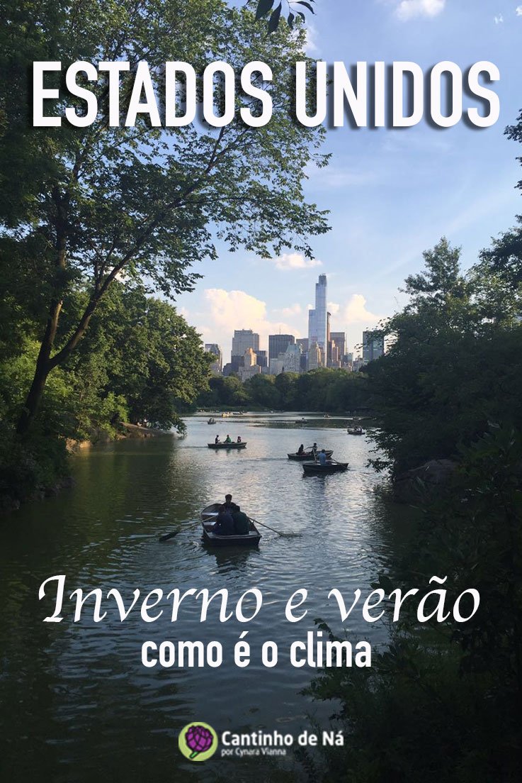 Como é inverno e verão nos Estados Unidos