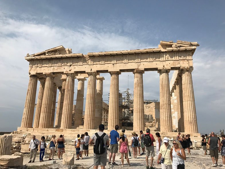 Pártenon na Acrópole de Atenas