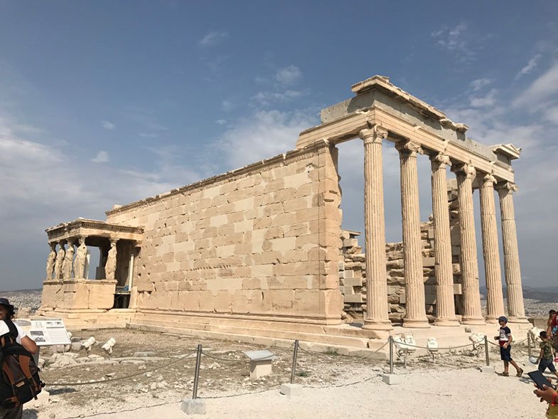 Erécteion na Acrópole de Atenas