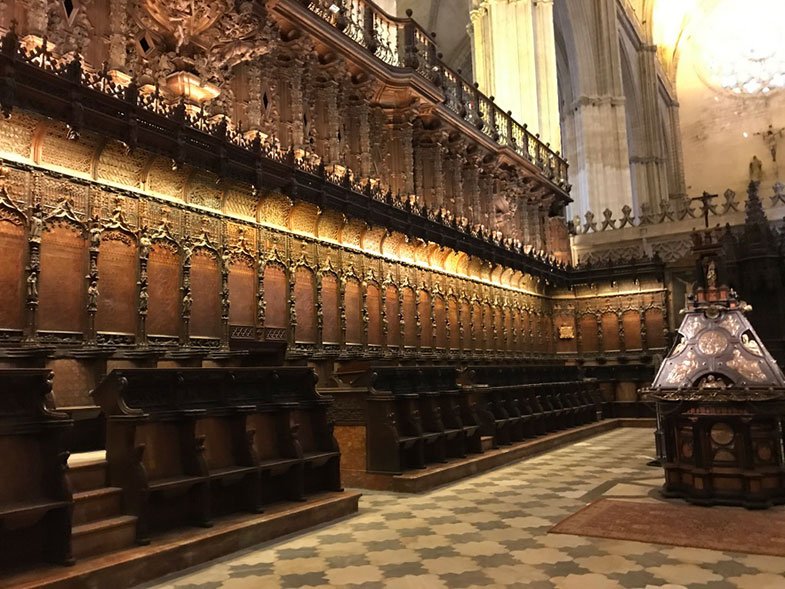 Detalhe do Coro da Catedral de Sevilha