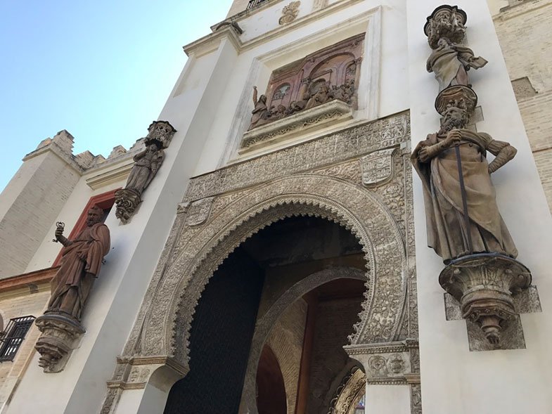 Entrada da Catedral de Sevilha