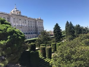 Visita ao Palácio Real de Madrid e ao Jardim de Sabatini