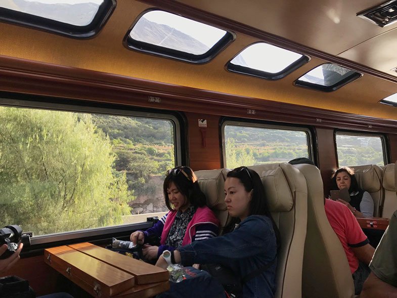 Trem para Machu Picchu