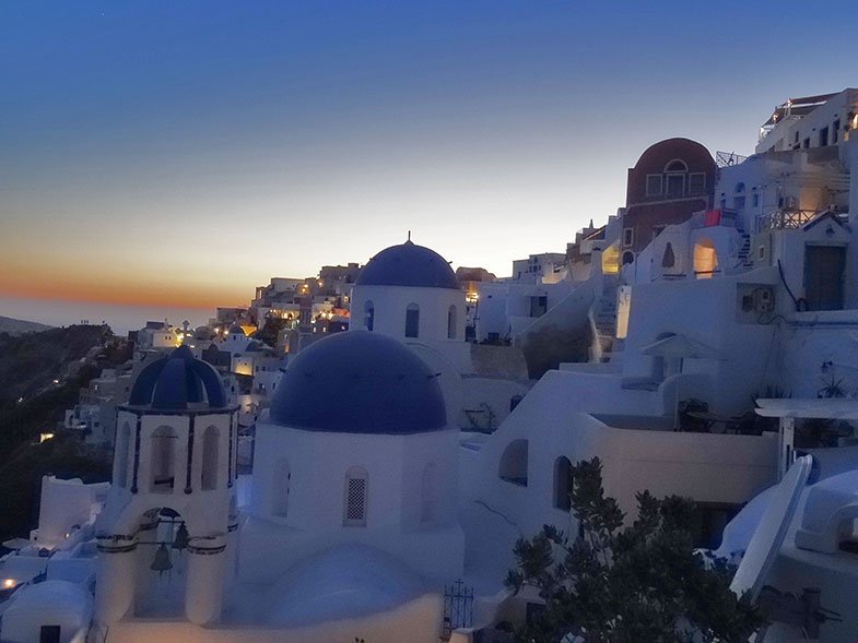 igreja em Santorini