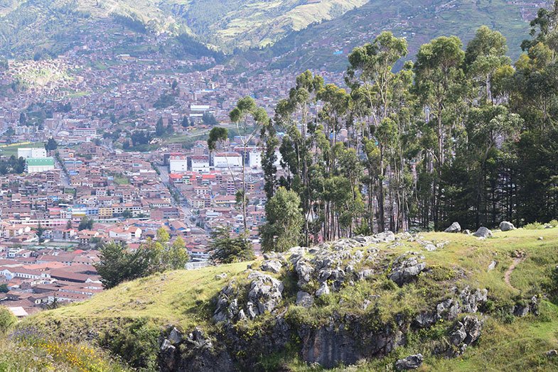 Cusco vista de Qenqo