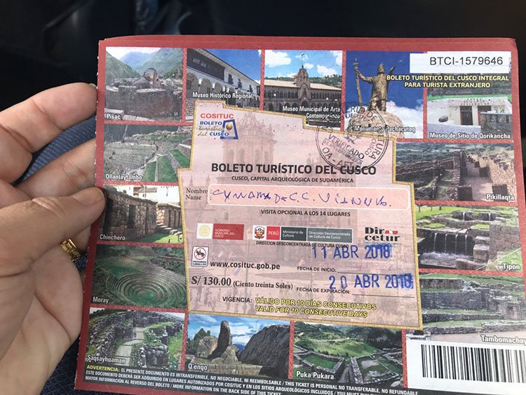 Boleto Turístico de Cusco
